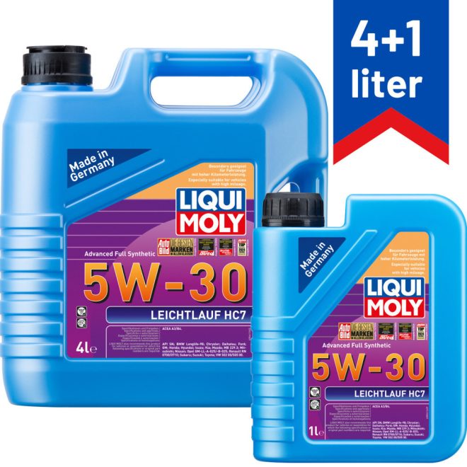 Leichtlauf HC7 5W-30 motorolaj   4l+1l