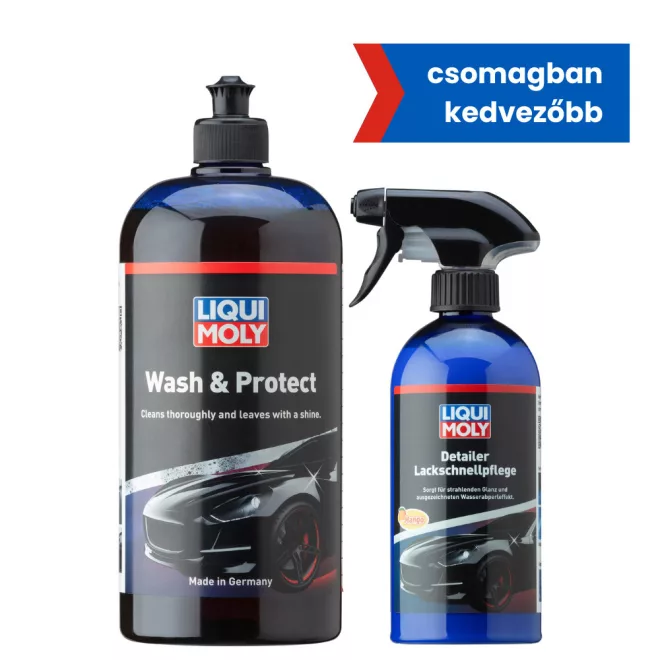 Autósampon 1l + Lakk gyorsápoló 500 ml