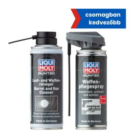   Guntec cső és fegyvertisztító 200ml + Guntec fegyver ápoló spray 200ml