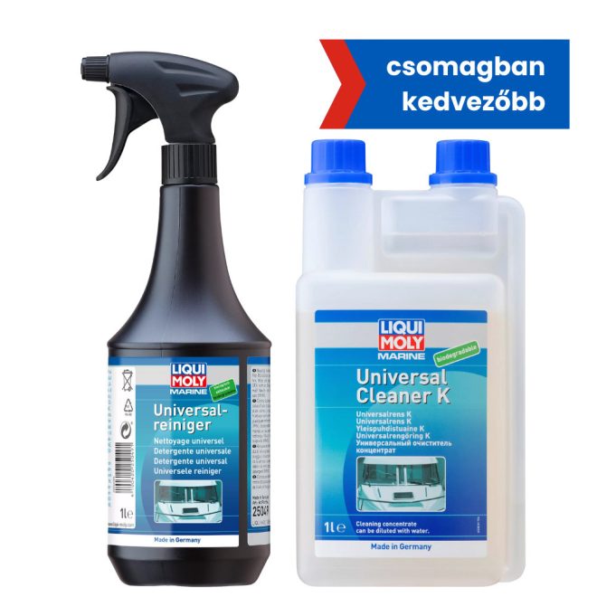 Marine univerzális tisztító 1l + Marine univerzális tisztító koncentrátum 1l
