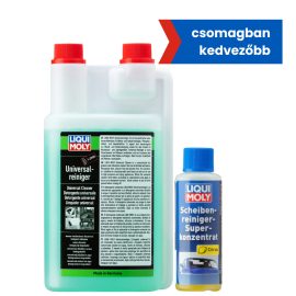   Univerzális tisztító koncentrátum 1l + Szélvédőmosó szuper konc. 1:100 50ml